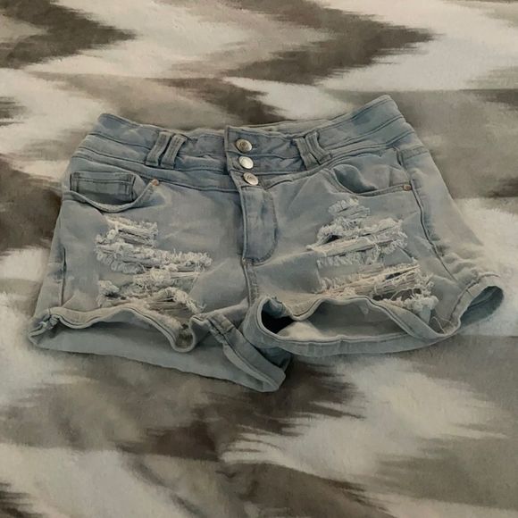 Blue spice $ size 7/8 denim shorts - Picture 1 of 3